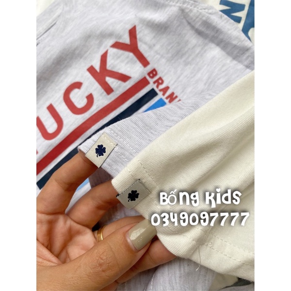 Bộ Hè Bé Trai Cỏ May Mắn LuckyBrank