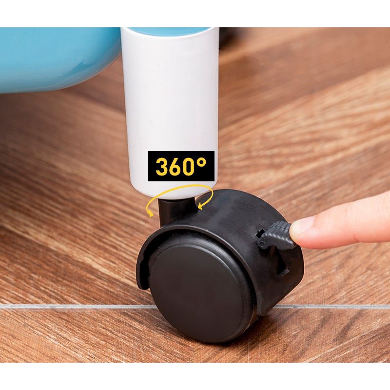 Kệ nhựa đựng đồ vật 3 tầng có bánh xe,,,