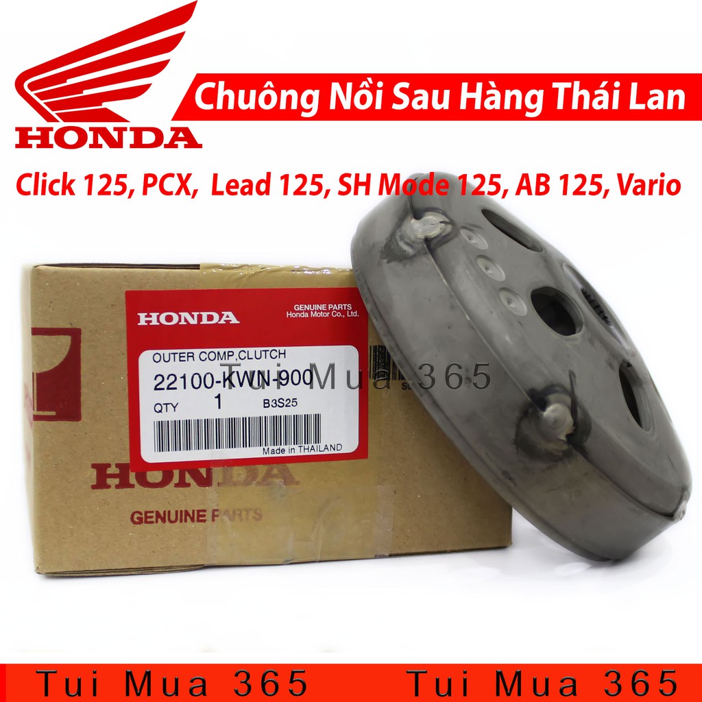 Chuông Nồi Sau Honda Thái Lan Air Blade 110, AB125cc, PCX, Lead, SCR, Vario