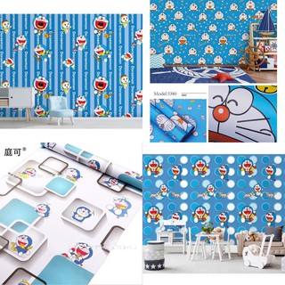 DECAL 1M Giấy dán tường KHỔ 45CM có sẵn keo - doremon mẫu mới