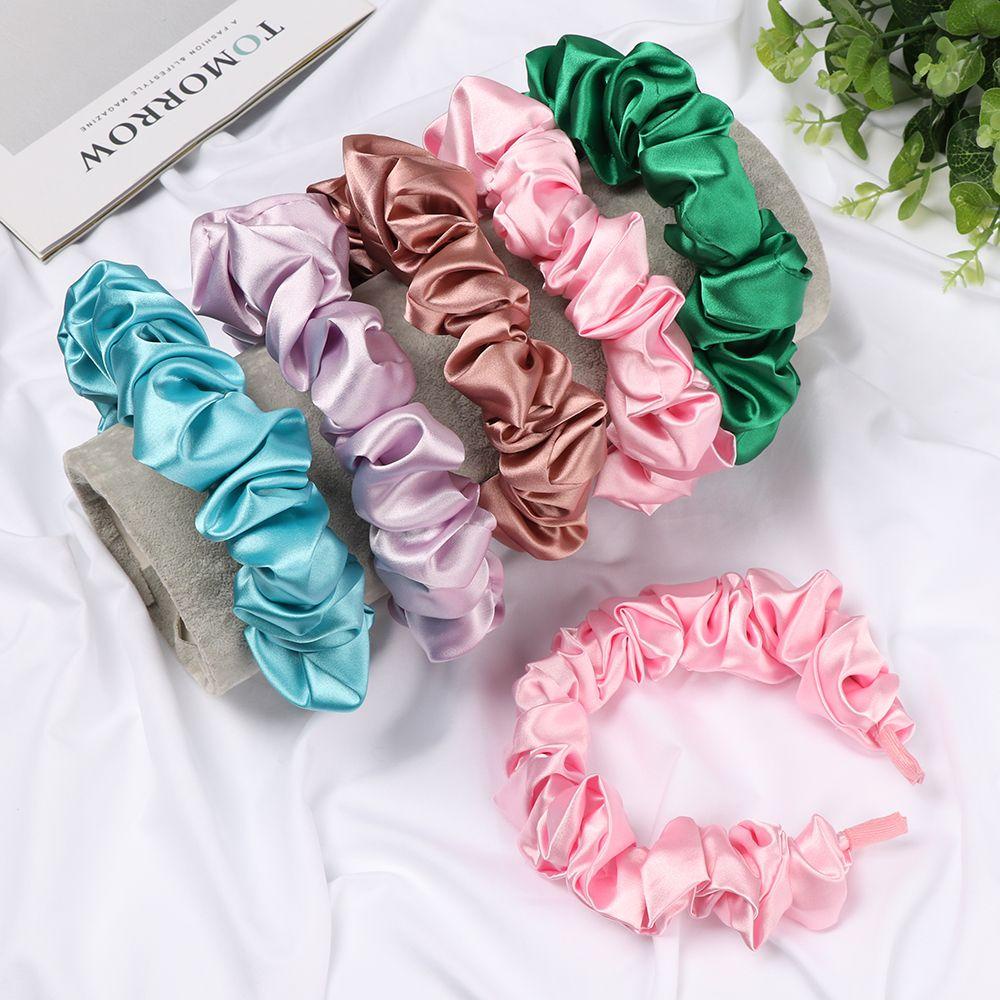 YOLA Băng Đô Cài Tóc Màu Trơn Phong Cách Retro Thời Trang