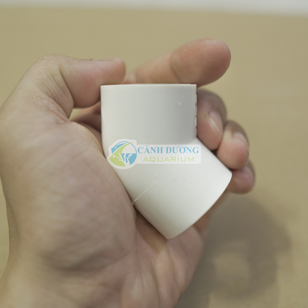 Co góc U-PVC 45 độ  Phi 32-25-20 chuyên dùng cho hồ cá