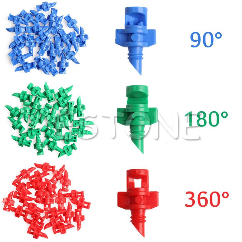 Nụ Hôn 25 Cái 180°Vòi Phun Cho Máy Phun Nước Thủy Canh