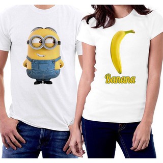 Áo đôi dễ thương thun cotton loại 1 đủ màu size giá 2 áo