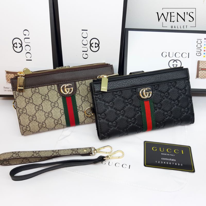 Ví 2 Dây Kéo Nhập Khẩu Cao Cấp HP + Hộp