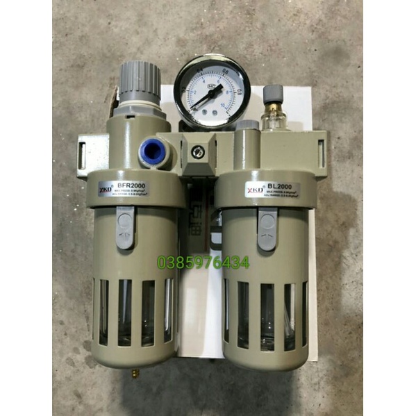 Bộ lọc nước đơn , đôi nén khí AFR, BFR hiệu XKD