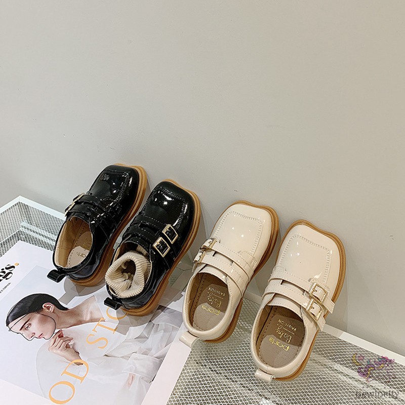 Giày Kiểu Dáng Công Chúa Phong Cách Retro Cho Bé Gái