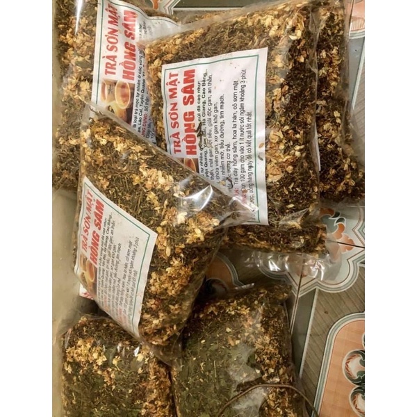 Combo 1 kg Trà sơn mật hồng sâm ngọt thơm mát