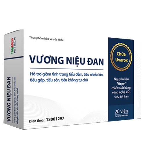 Vương Niệu Đan, giúp cải thiện tình trạng tiểu đêm, tiểu nhiều lần