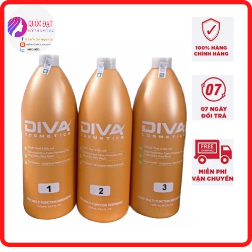 Uốn DiVa hàng chính hãng công ty 100% sóng căng khoẻ