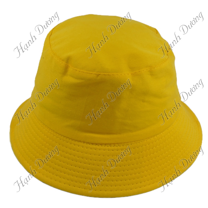 Nón tai bèo bucket trơn 2 mặt