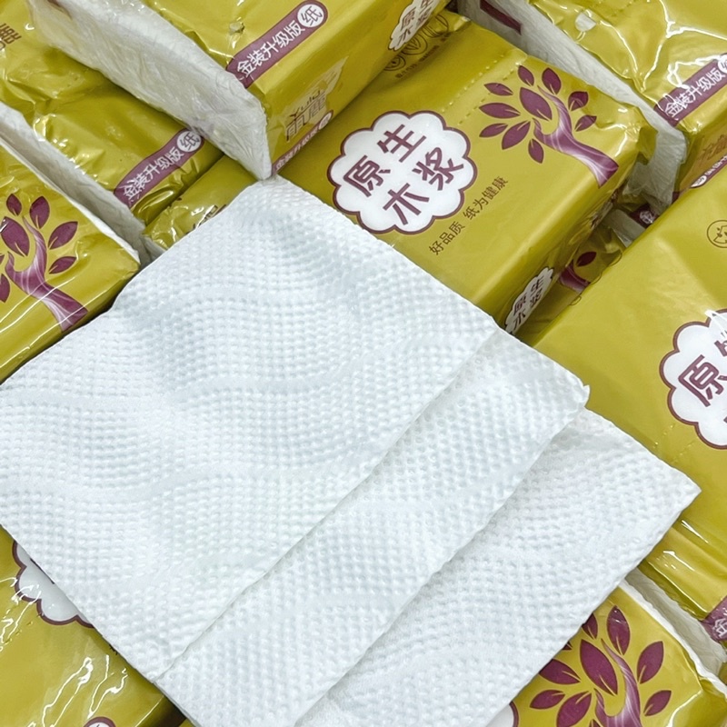 combo 8 gói khăn giấy khô mini nội địa- khăn giấy du lịch rất dày, dai, không lem bột giấy tại nguyễn gia group: