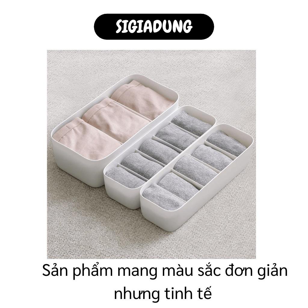 [SGD] Hộp Đựng Đồ Lót - Hộp Nhựa Chia Ngăn Đựng Tất, Vớ, Đồ Lót, Đồ Mỹ Phẩm 8926