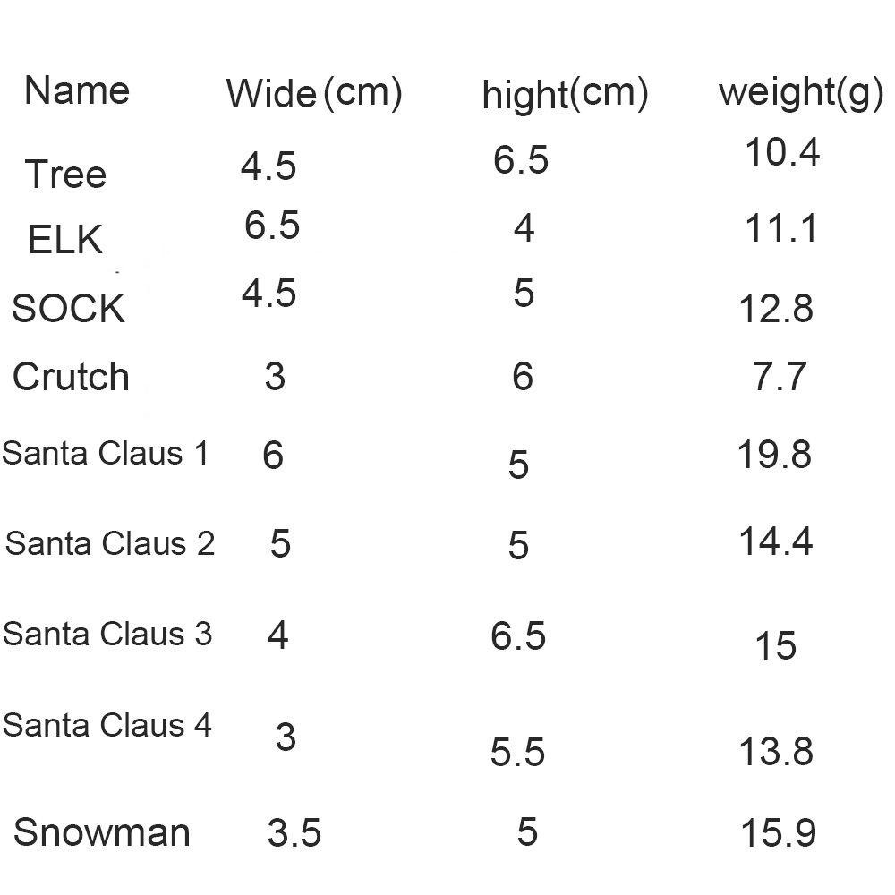 YNATURAL Que Cắm Trang Trí Bánh Kem Chữ Merry Christmas