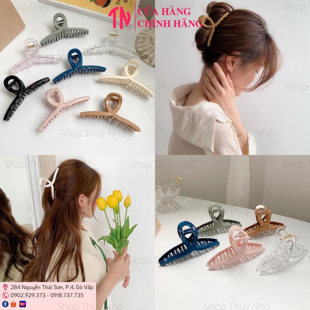 Kẹp tóc càng cua nữ cỡ lớn 11cm phong cách thiết kế đơn giản, nữ tính Hàn Quốc nhựa cao cấp thời trang mùa hè xinh xắn