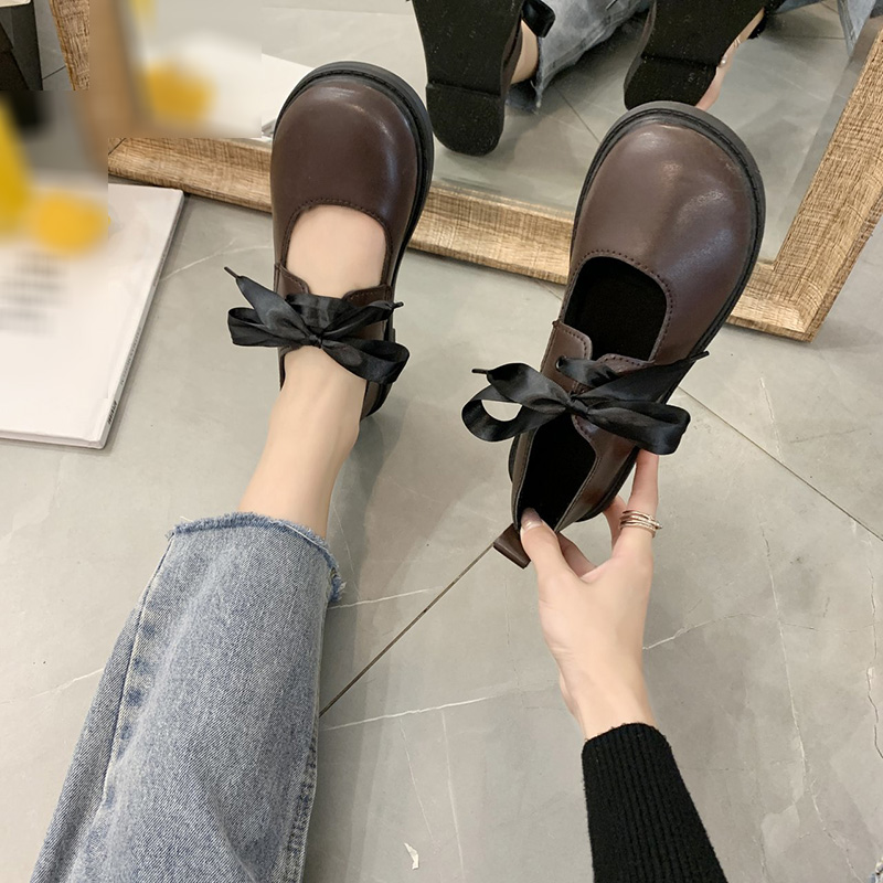 Giày Búp Bê Đế Bệt Mary Jane Phong Cách Lolita Nhật Bản Tinh Tế | BigBuy360 - bigbuy360.vn