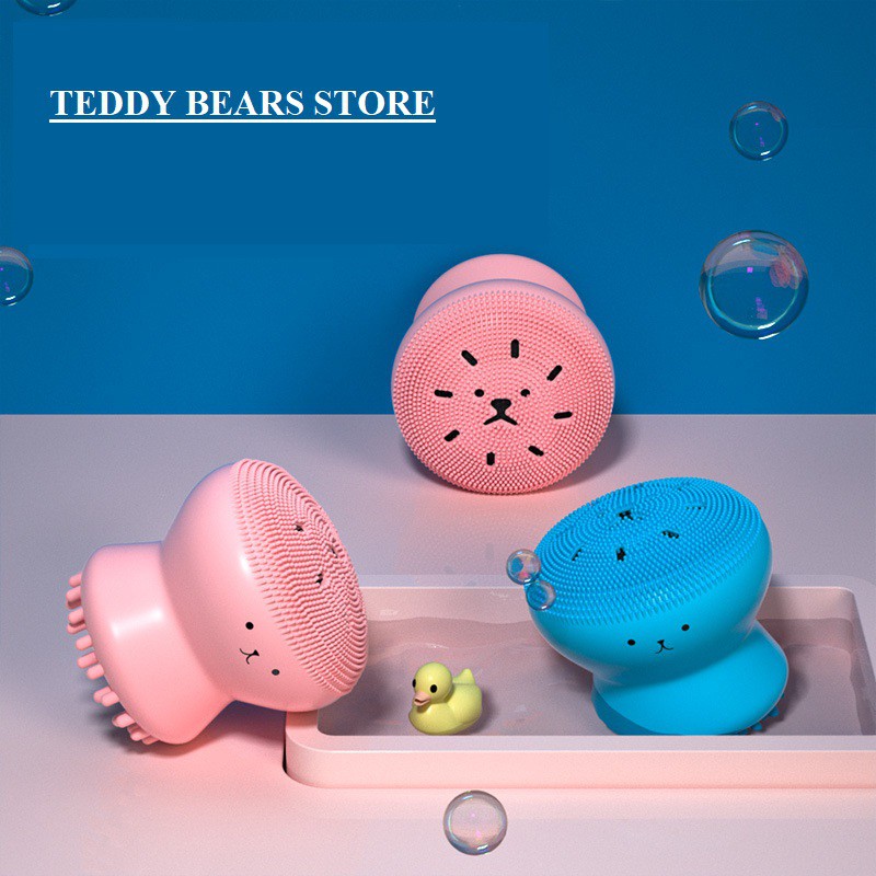 Bạch tuộc rửa mặt sạch sâu lỗ chân lông Teddy Bears store