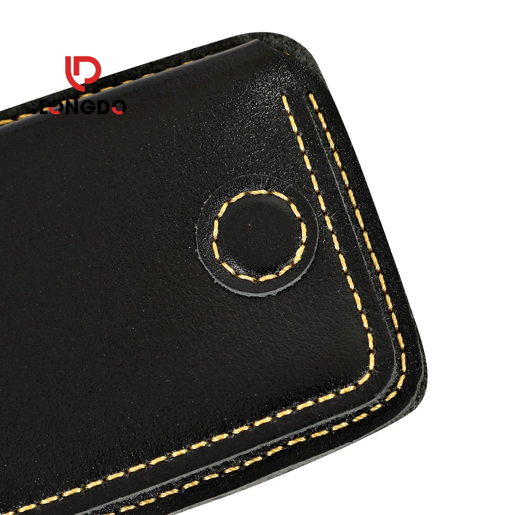 Ví sen 3 - Ví tiền mini - Cam kết 100% da bò thật - Bảo hành 5 năm - Thương hiệu uy tín Longdo Leather