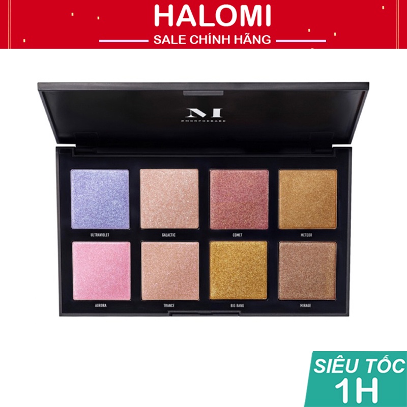 Bảng phấn bắt sáng Morphe 8S Stellar Impact Highlighter Pahette 8 ô US chính hãng HALOMI