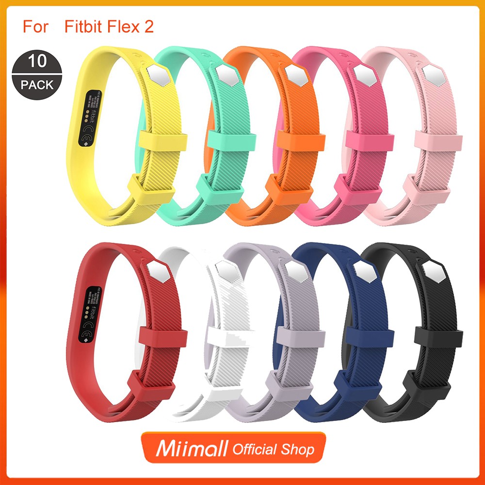 Set 10 Dây Tpu Thay Thế Cho Đồng Hồ Fitbit Flex 2