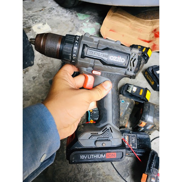 Nsv Máy khoan ozito 18v không chổi than chưa bao gồm pin sạc
