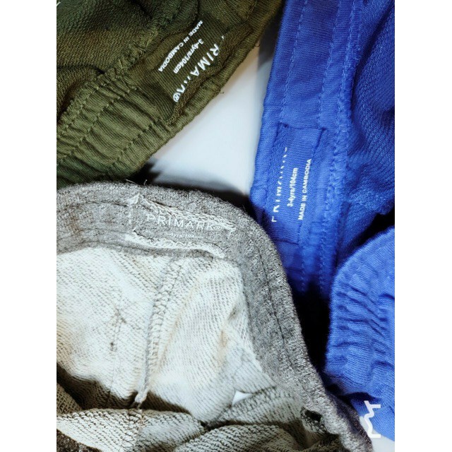 Quần short da cá cotton Primark bé trai