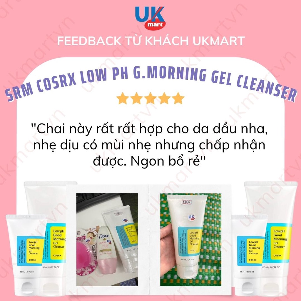 Sữa Rửa Mặt Cosrx Low Ph Good Morning Gel Cleanser