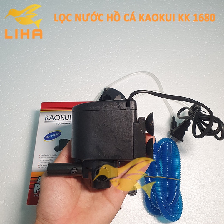Máy Bơm Lọc Kaokui KK-1680 (30W-2000L/H-1.5M) - Bơm Nước 3 Trong 1 (Hút, Đẩy, Thổi Oxy)