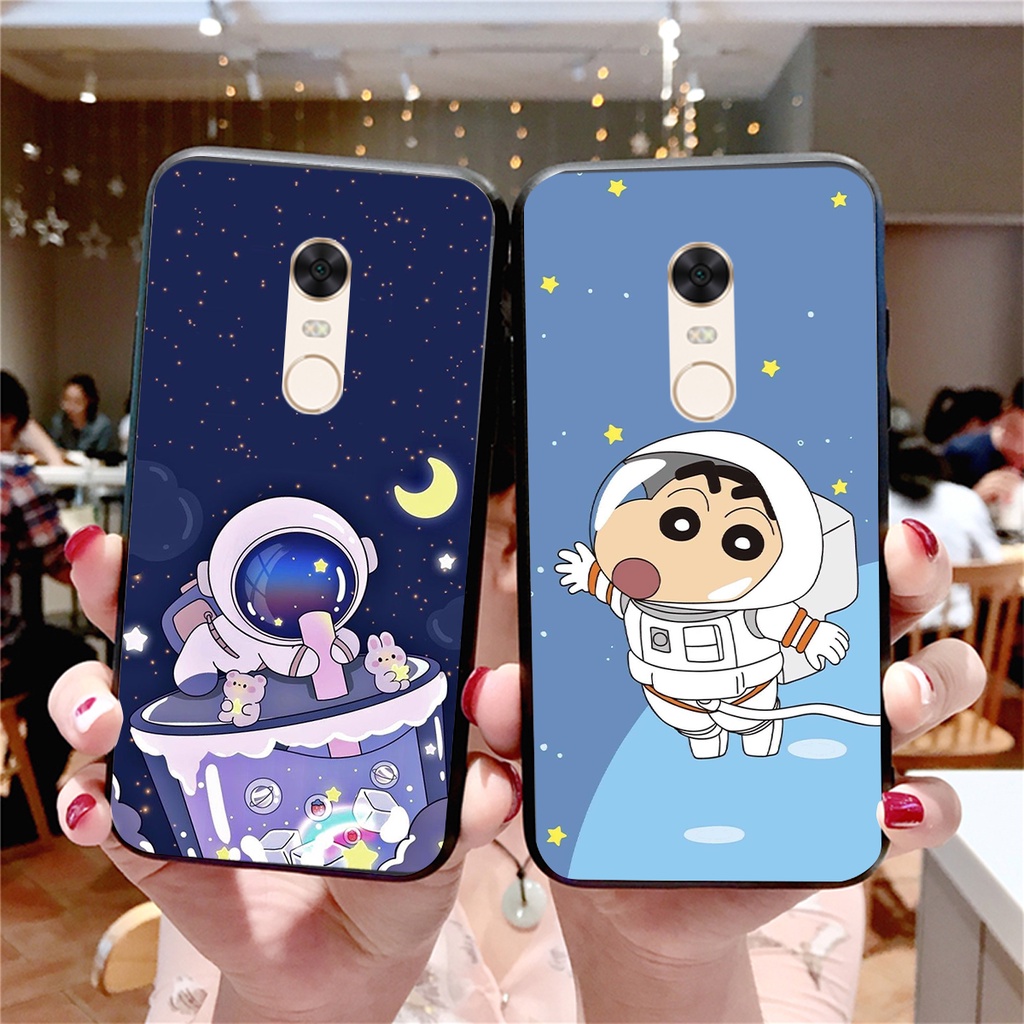Ốp lưng Xiaomi Mi Note 3 - Redmi Note 4/4x - Redmi 5 - Redmi 5 Plus mẫu  vũ trụ cute đáng yêu, ốp phi hành gia siêu rẻ