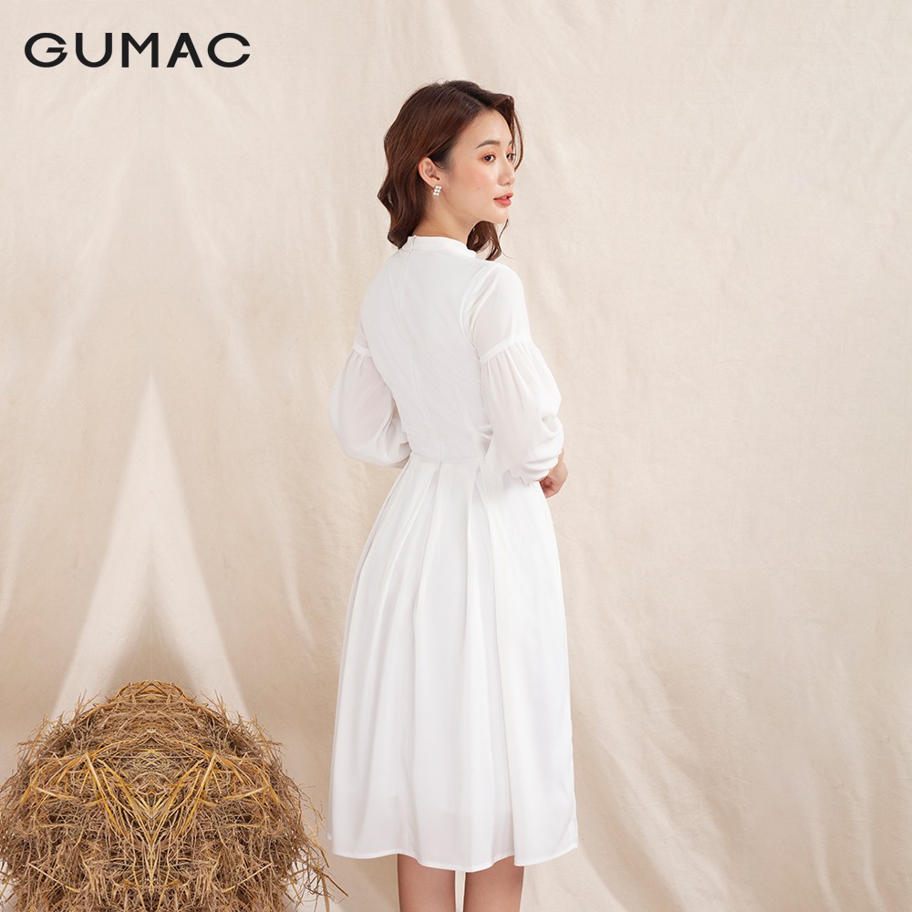 Đầm nữ cổ tàu phối viền DA10109 GUMAC | BigBuy360 - bigbuy360.vn