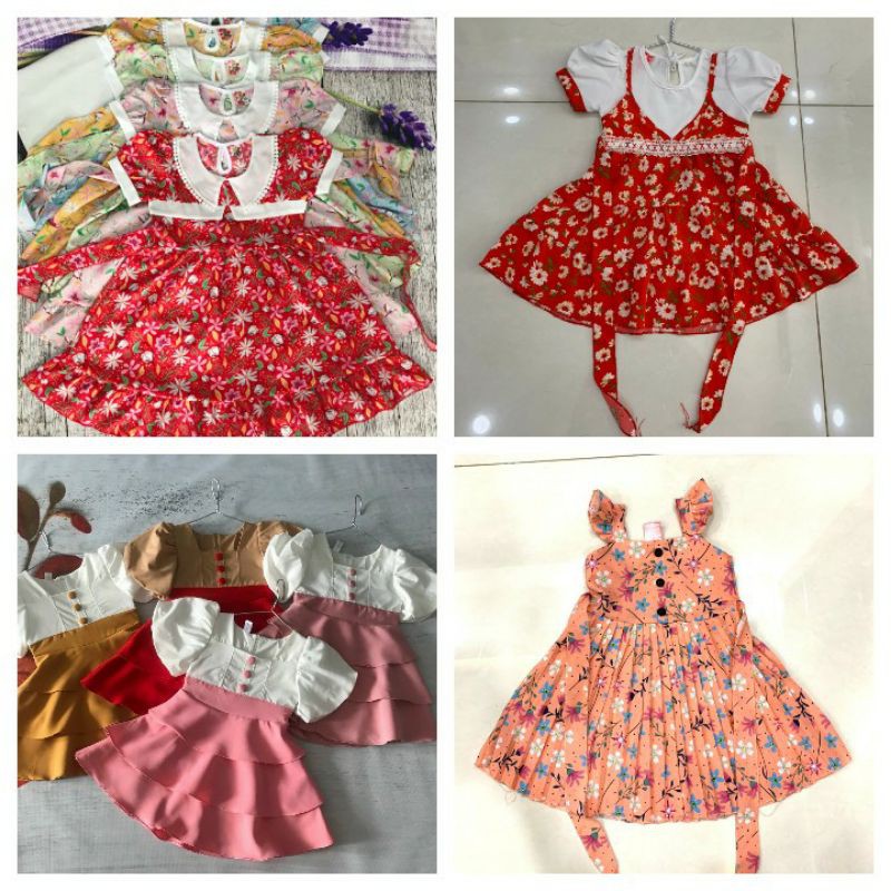 Đầm lụa nhiều mẫu tự chọn