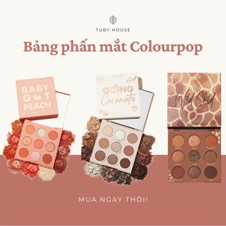 [US] Bảng phấn mắt Colourpop Baby Got Peach / Going Coconut / Wild Child 9 ô màu