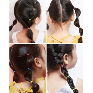 Hộp dây thun cột tóc cho bé nhiều màu