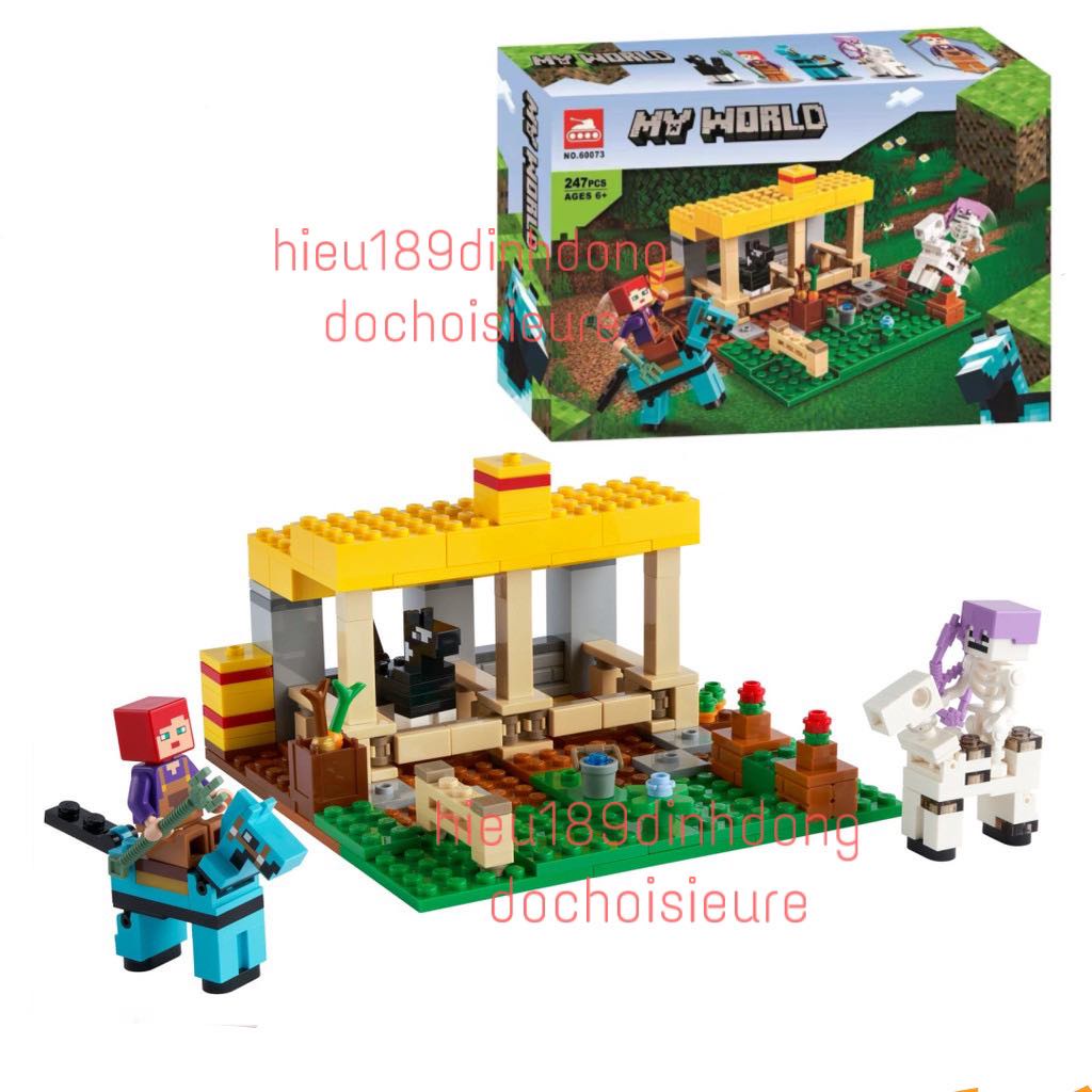 Lắp ráp xếp hình Chuồng Ngựa Kỵ Sĩ 60073