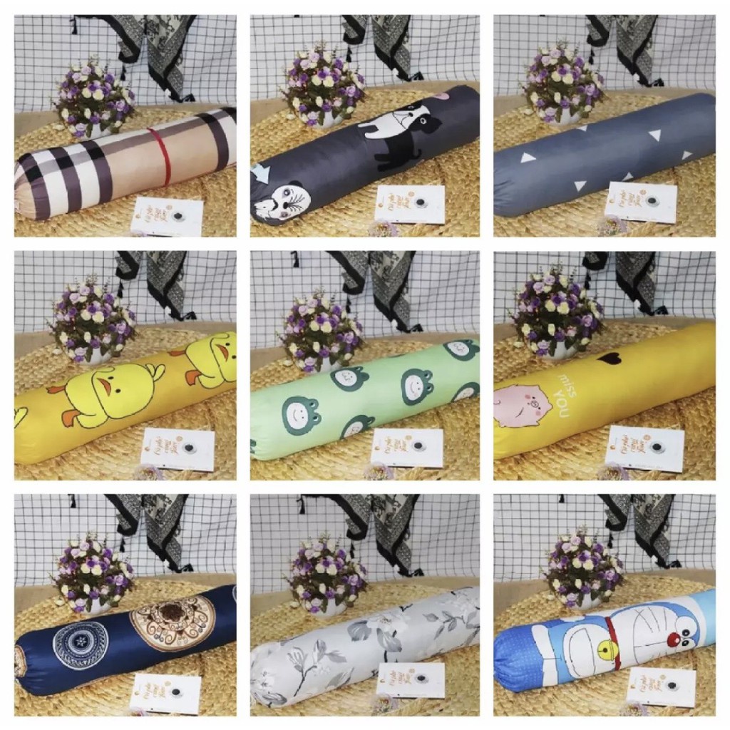 Vỏ Gối Ôm Cotton Tici - Cotton poly