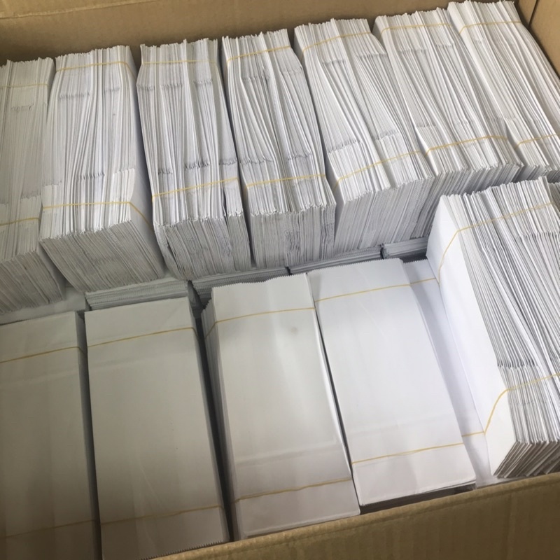 Túi giấy không in đựng bánh mì, chuối chiên hotdog