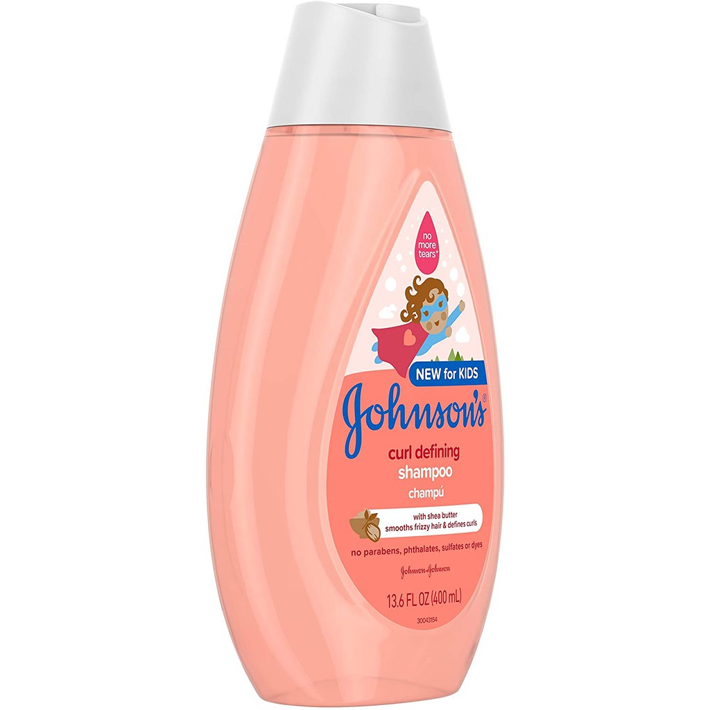 Dầu gội trẻ em giữ nếp tóc Johnson's Curl-Defining Tear-Free Kids' Shampoo 400ml (Mỹ)