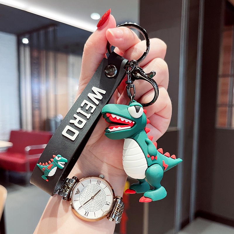 Móc Khóa Hình Khủng Long Hoạt Hình Dễ Thương