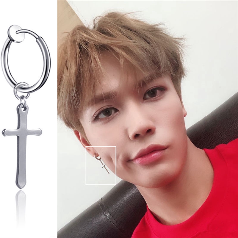 Khuyên Tai Hình Chữ Thập Năng Động Hợp Thời Trang