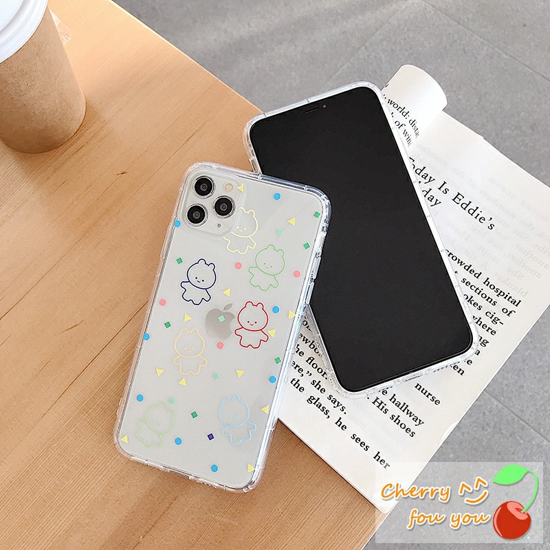 { Nhập mã SPE73886 Hoàn 10.000 xu}Ốp Điện Thoại Iphone Họa Tiết Gấu dễ thương | BigBuy360 - bigbuy360.vn