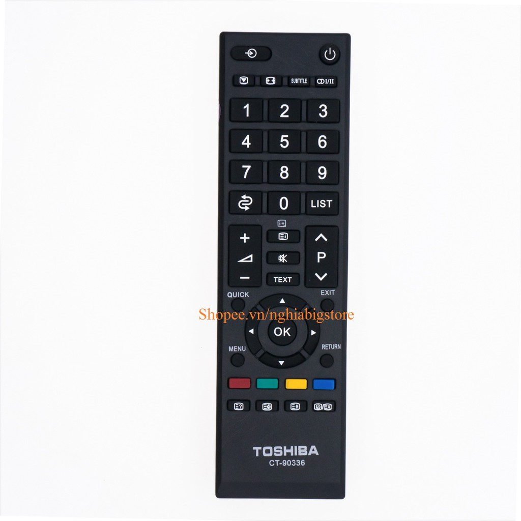 Remote Điều Khiển TV LCD, TV LED TOSHIBA CT-90336 - NowShip, Grab Tp.HCM