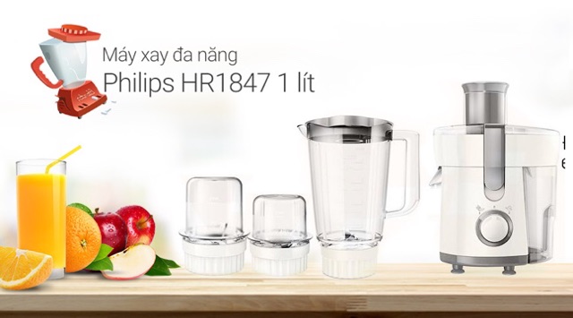 Máy xay đa năng Philips HR1847 ( MỚI 100% )