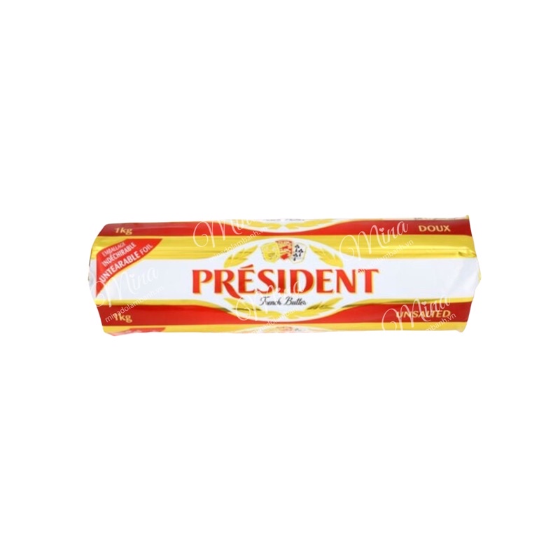 Bơ Nhạt Pháp President 1kg - [Chỉ ship Hoả Tốc Hà Nội]
