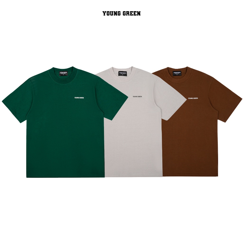 Áo thun YOUNG GREEN PRÊT-À-PORTER - Chất liệu 100% thun cotton vải 250gsm [ygshop.hanoi]
