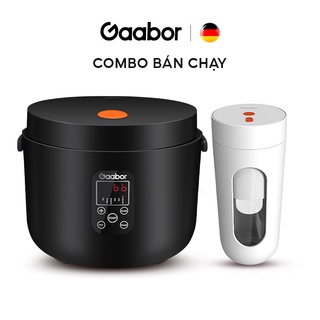 Mua  Mã ELHADEV giảm 4% đơn 300K  Combo Nồi cơm điện 3L (lòng nồi 1.2L) - Sinh tố  ép trái cây cầm tay mini - GAABOR