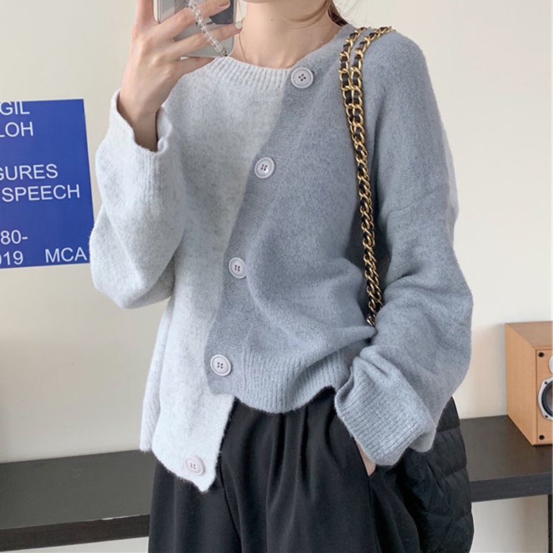 Áo len dài tay màu sắc thời trang nữ tính