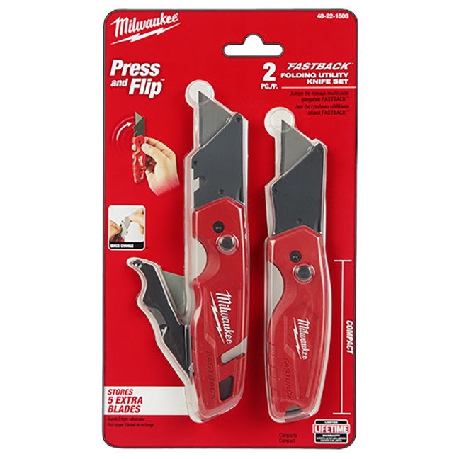 Bộ 2 cây dao rọc cáp Milwaukee 48-22-1503