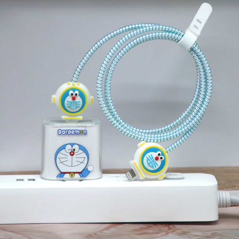 Phụ Kiện Bảo Vệ Dây Cáp Sạc Nhanh Hình Gấu Dễ Thương Cho iPhone / iPad 18W / 20W