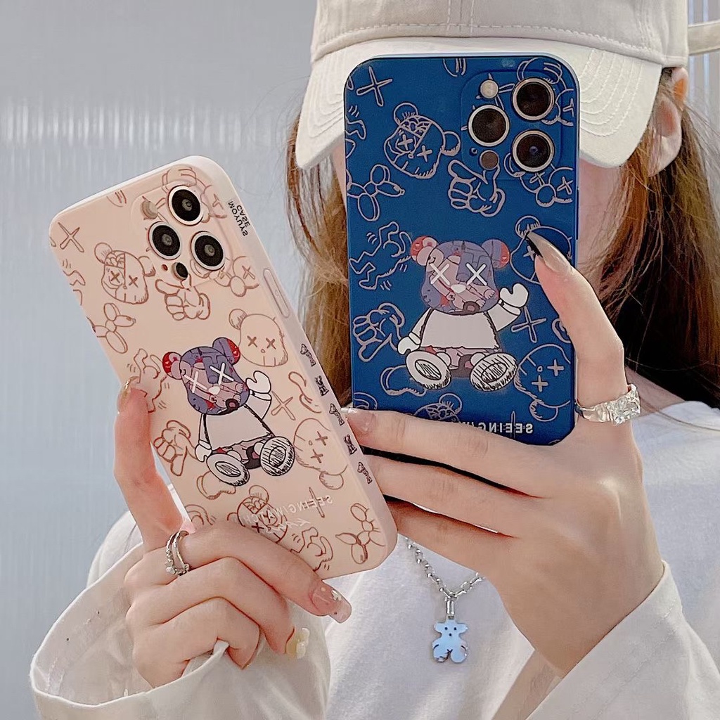 Ốp Điện Thoại Silicon Mềm Bảo Vệ Toàn Diện Cho iphone 13 12 11 pro max X/Xs max XR 7/8/se2020 7plus/8plus