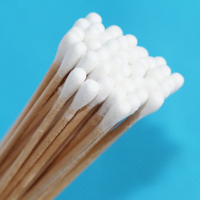 ✿ Set 200 Tăm Bông Cotton 15CM Hai Đầu Q Dùng Để Vệ Sinh Tai/Mũi